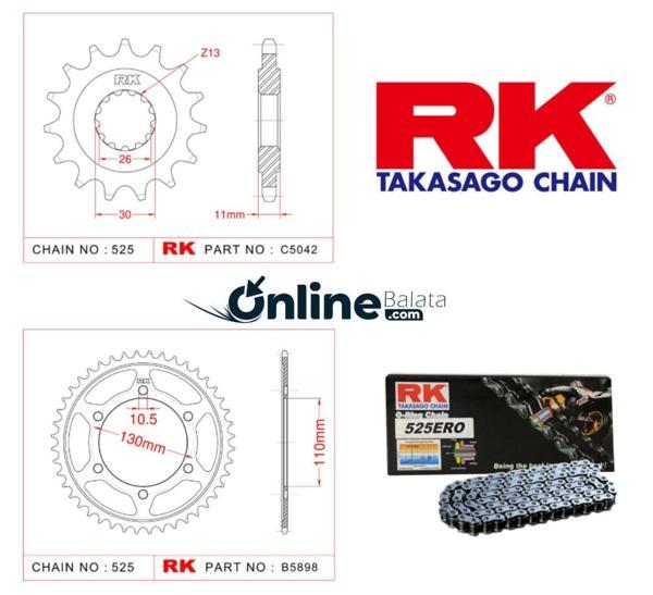 Yamaha TRACER 900 18-20 RK Zincir Dişli Seti  - Image 1