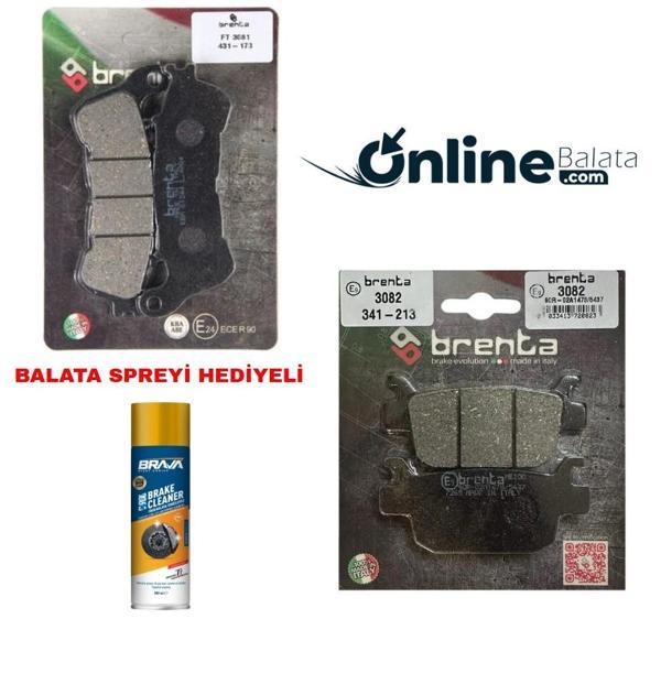 Honda Forza 300 Brenta Fren Balata Takımı Ön Ve Arka Ob4261 - Image 1