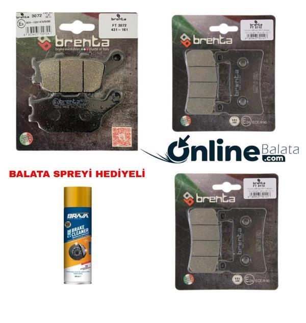 Honda Cbr 929 Rr Brenta Fren Balata Takımı Ön Ve Arka Ob4257 - Image 1