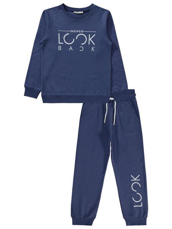 Civil Boys Basic 2'li 10-13 Yaş Eşofman Takımı - Mavi13-14 Yaş - Image 1