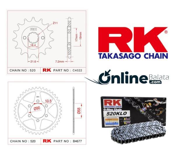Honda CB 250 R RK Zincir Dişli Seti  - Image 1