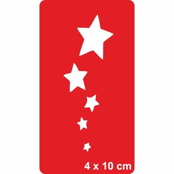 Gökyüzünde Yalnız Gezen YıldızlarSupertrend1 Tattoo Geçici Dövme Şablonları Kına Kalıpları - Image 1