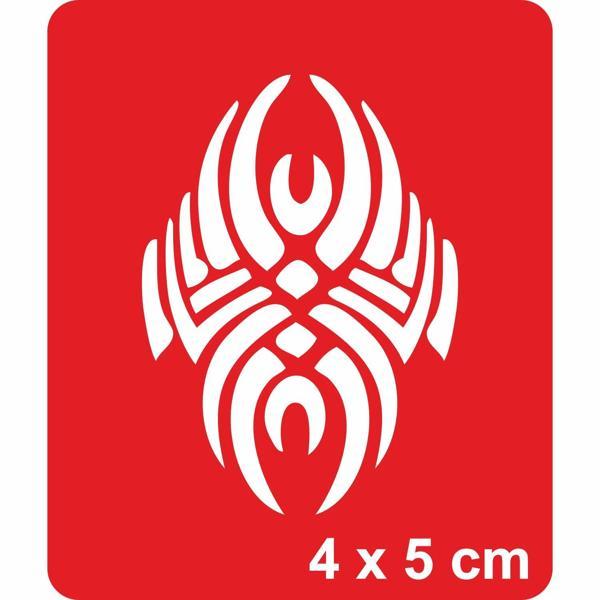 Akrep Tribal Tattoo Geçici Dövme Şablonları Kına Kalıpları - Image 1