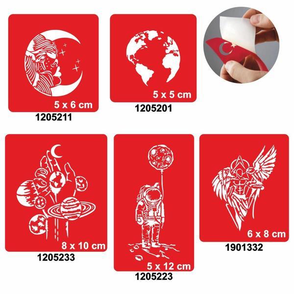 Gökyüzü Modelleri Dövme Şablonu Kına Deseni - Image 1