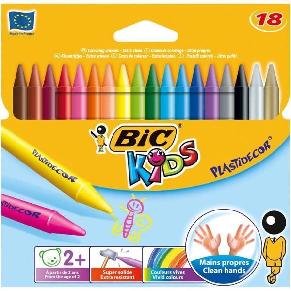 Supertrend Kids Plastidecor Silinebilir Mum Pastel Boya 18 Renk - Image 1