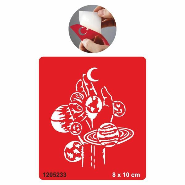 Gezegenler Tattoo Geçici Dövme Şablonları Kına Kalıpları - Image 1