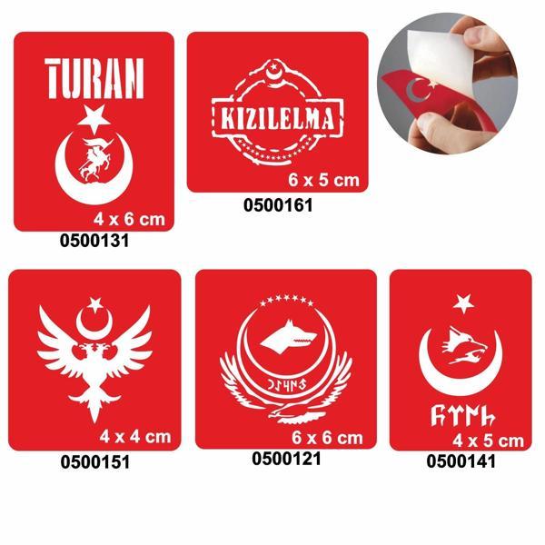 Türklük Modelleri Dövme Şablonu Kına Deseni - Image 1