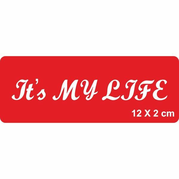 Bu Benim Hayatım Tattoo Geçici Dövme Şablonları Kına Kalıpları - Image 1