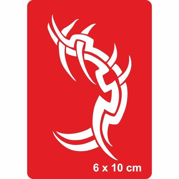 Tribal 67 Tattoo Geçici Dövme Şablonları Kına Kalıpları - Image 1