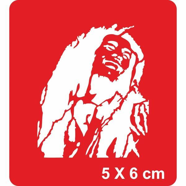 Reggae Efanesi Bob Marley Tattoo Geçici Dövme Şablonları Kına Kalıpları - Image 1