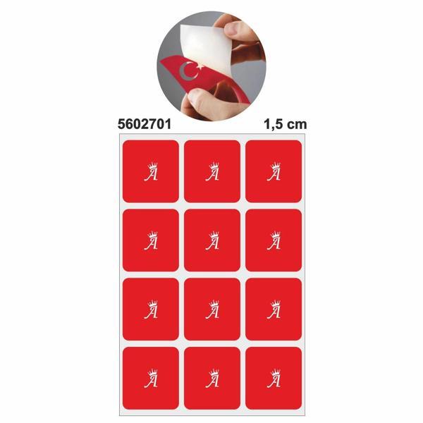 Bayiilere Özel Mini Taçlı Harf 27 Sayfa Dövme Deseni Şablon Seti 1,5 CM - Image 1