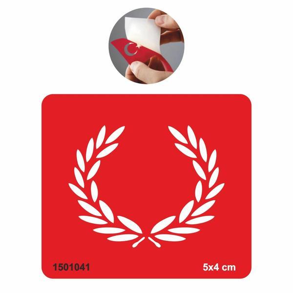 Bizans Zeytin Dalı Taç  Tattoo Geçici Dövme Şablonları Kına Kalıpları - Image 1