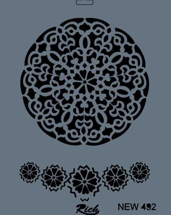 Supertrend Stencil Boyama Şablonu 25x35 cm. NEW-492 - Image 1