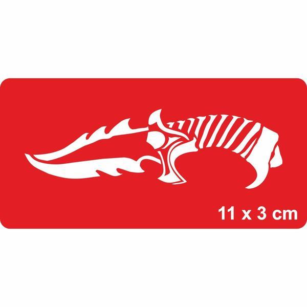 Bel Kama Hançer Bıçak  Tattoo Geçici Dövme Şablonları Kına Kalıpları - Image 1