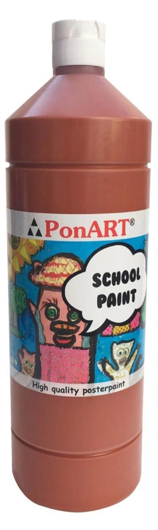 Supertrend School Paint Tempera Boya 1000 ml. PSP-2218 A.KAHVE - Image 1