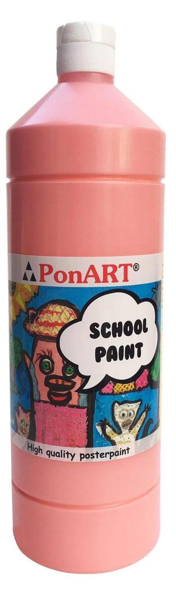 Supertrend School Paint Tempera Boya 1000 ml. PSP-2223 PEMBE - Image 1