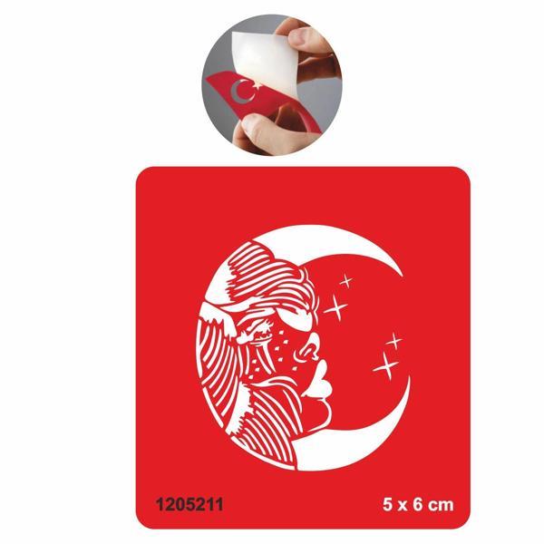 Gece Saçlı Kadın Tattoo Geçici Dövme Şablonları Kına Kalıpları - Image 1