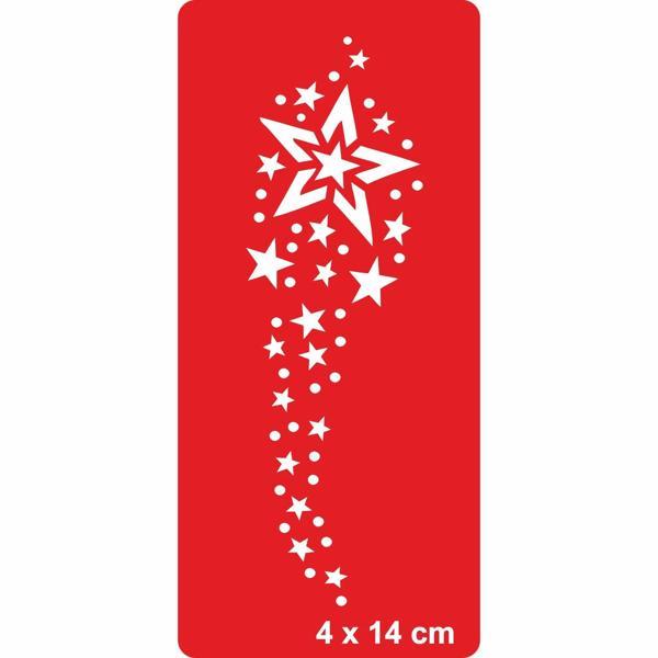 Yıldızlı Yaz Gecesi Tattoo Geçici Dövme Şablonları Kına Kalıpları - Image 1