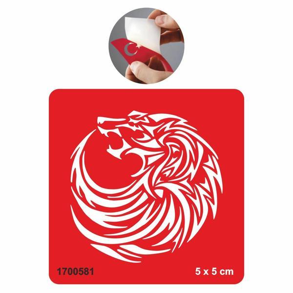 Aileye Bağlı Kurt  Tattoo Geçici Dövme Şablonları Kına Kalıpları - Image 1
