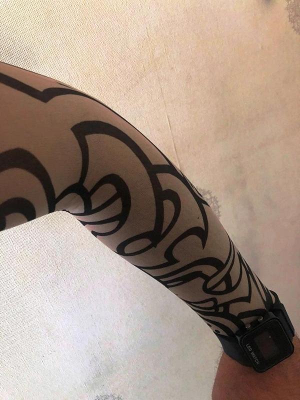 Çift Kol Giyilebilir Dövme Tribalci Desenler Tattoo Sleeve - Image 1