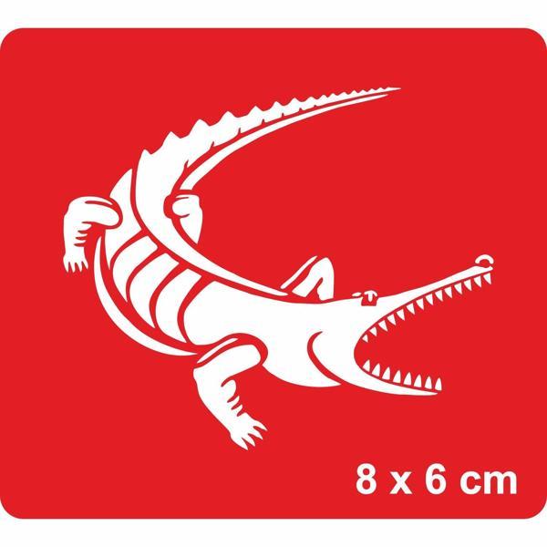 Nehirde Hint Timsah Tattoo Geçici Dövme Şablonları Kına Kalıpları - Image 1