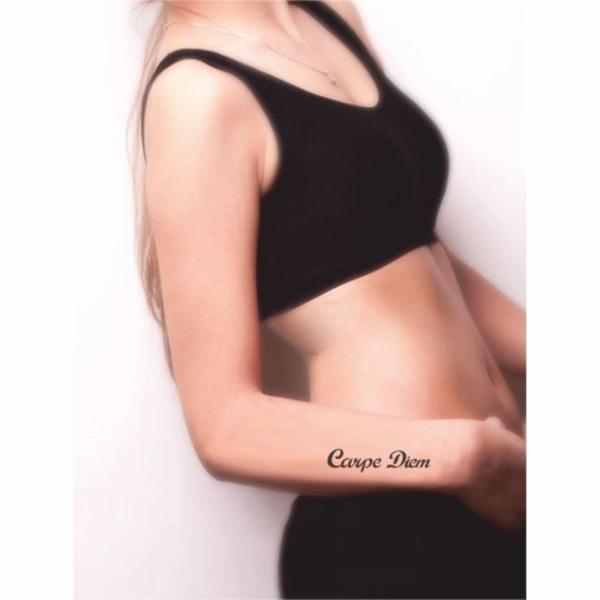 Anı Yaşa El Yazısı Tattoo Dövme Şablonu Kına Deseni - Image 1