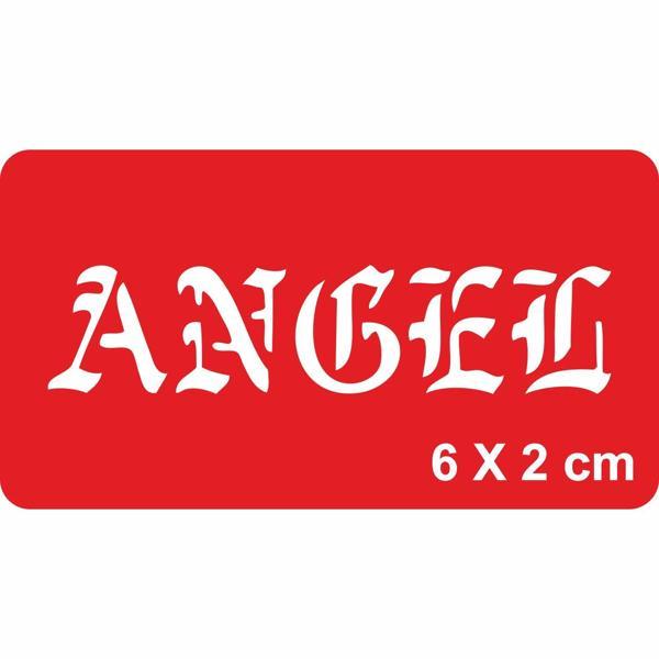 Melek Yazısı Gotik Tattoo Geçici Dövme Şablonları Kına Kalıpları - Image 1