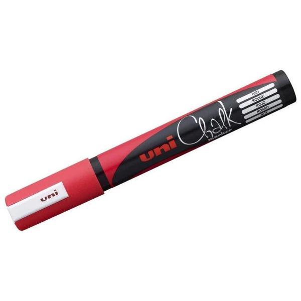 Supertrend Chalk 1.8-2.5 mm Yuvarlak Uç Su Bazlı Sıvı Tebeşir Kalemi Kırmızı - Image 1