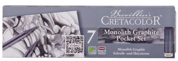 Supertrend Monolith Graphite Ağaçsız Füzen Çizim Kalemi Seti 7 Parça Metal Kutu - Image 1