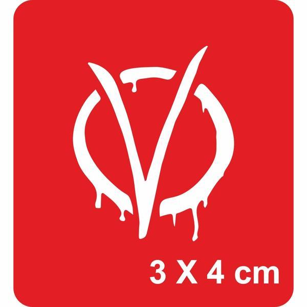 V for Vendetta Tattoo Geçici Dövme Şablonları Kına Kalıpları - Image 1