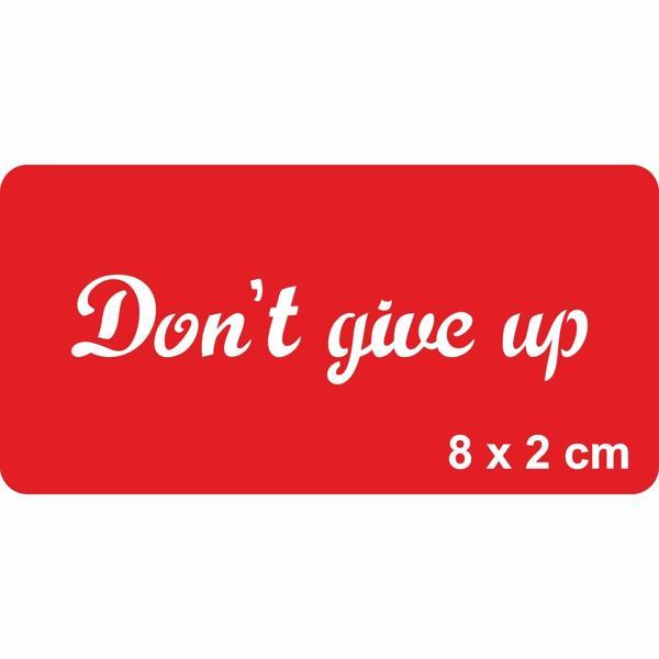 Vazgeçme!El Yazısı Font Tattoo Geçici Dövme Şablonları Kına Kalıpları - Image 1