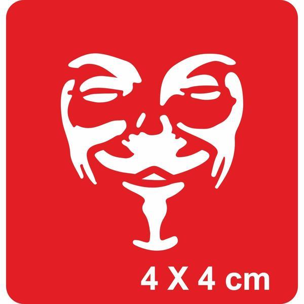 Özgürlük Savaşçısı Vendetta Tattoo Geçici Dövme Şablonları Kına Kalıpları - Image 1