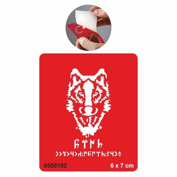 Bozkurt Türk Tattoo Geçici Dövme Şablonları Kına Kalıpları - Image 1