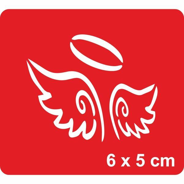 Melek  Kanatları  Tattoo Geçici Dövme Şablonları Kına Kalıpları - Image 1