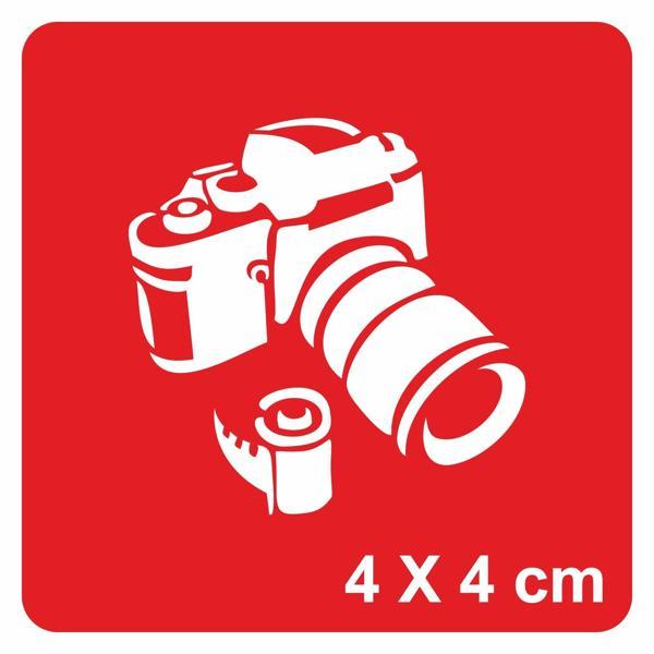 Fotoğraf Makinası Tattoo Geçici Dövme Şablonları Kına Kalıpları - Image 1