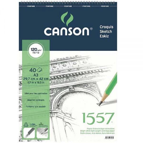 Supertrend 1557 Eskiz Çizim Defteri 120 gr. Üstten Spiralli A3 40 Sayfa - Image 1