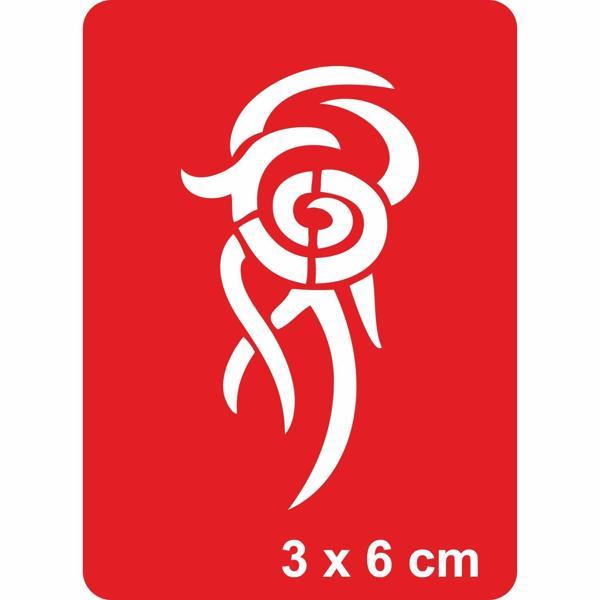 Trip Tribal Tattoo Geçici Dövme Şablonları Kına Kalıpları - Image 1