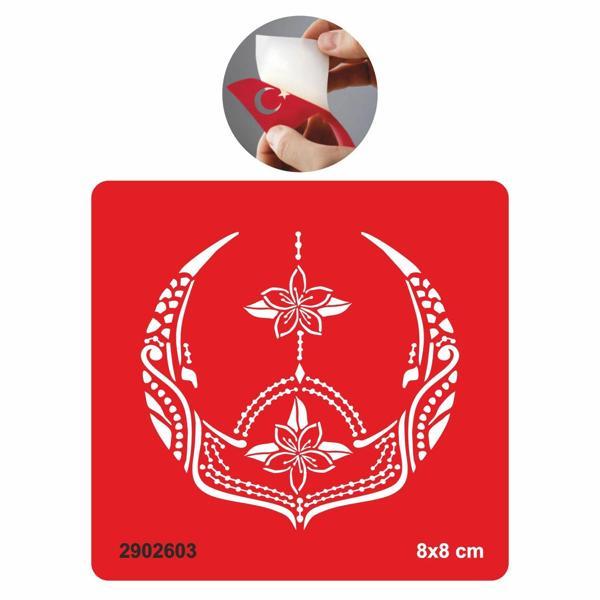 Yaşamın Sembolü Lotus Tattoo Geçici Dövme Şablonları Kına Kalıpları - Image 1