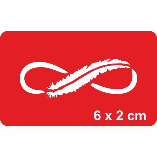 Tüy Hafifliğinde Sonsuz Huzur Tattoo Geçici Dövme Şablonları Kına Kalıpları - Image 1