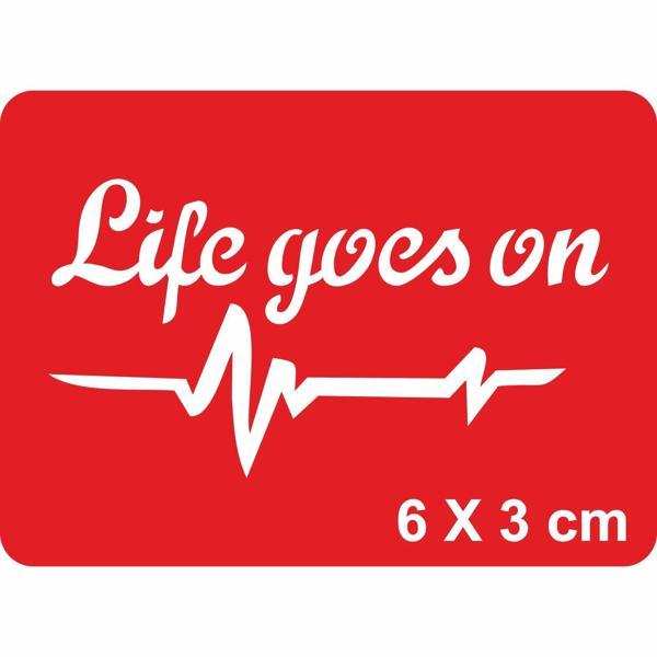 Hayat Devam Ediyor Tattoo Geçici Dövme Şablonları Kına Kalıpları - Image 1