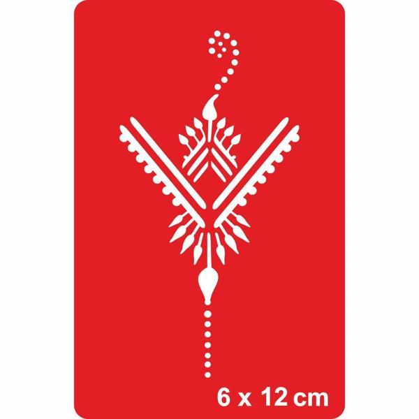 Kına Motifi 77 Tattoo Geçici Dövme Şablonları Kına Kalıpları - Image 1