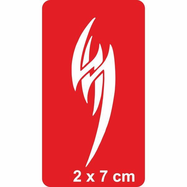 Tribal Şimşek Tattoo Geçici Dövme Şablonları Kına Kalıpları - Image 1