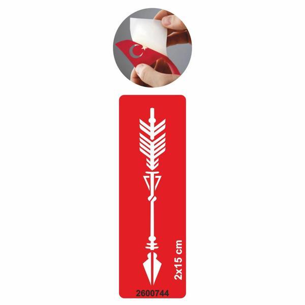 Hedefe Doğru  Ok  Tattoo Geçici Dövme Şablonları Kına Kalıpları - Image 1