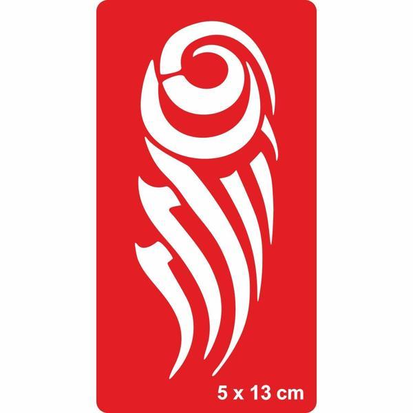 Tribal 211 Tattoo Geçici Dövme Şablonları Kına Kalıpları - Image 1