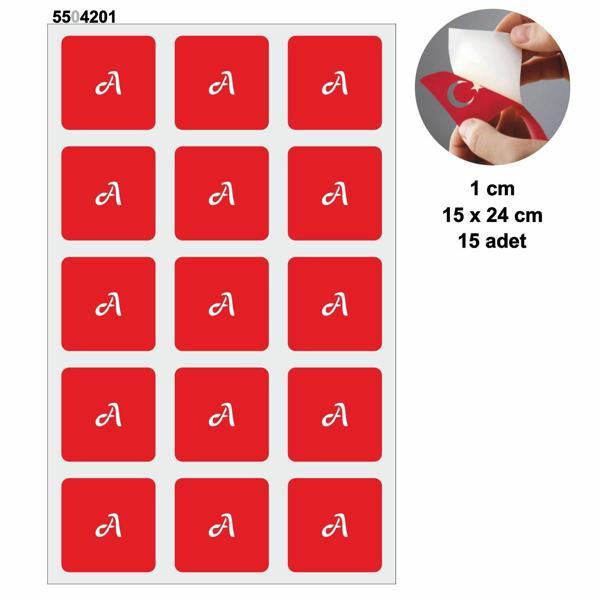 Bayiilere Özel 15'er Adet Harf ve Rakam Şablon Seti Parmak ve Mini Dövme Deseni - Image 1