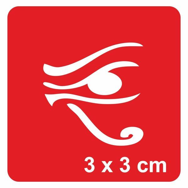 Güneş Tanrısı Ra Tattoo Geçici Dövme Şablonları Kına Kalıpları - Image 1