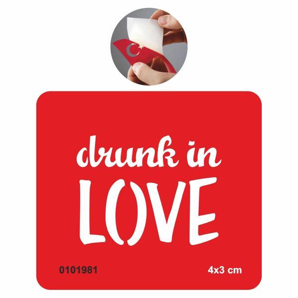 Aşk Sarhoşu  Tattoo Geçici Dövme Şablonları Kına Kalıpları - Image 1