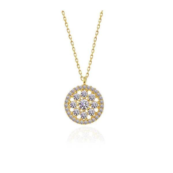 Supertrend ​gümüş Gold Çiçek Kadın Kolye - Image 1