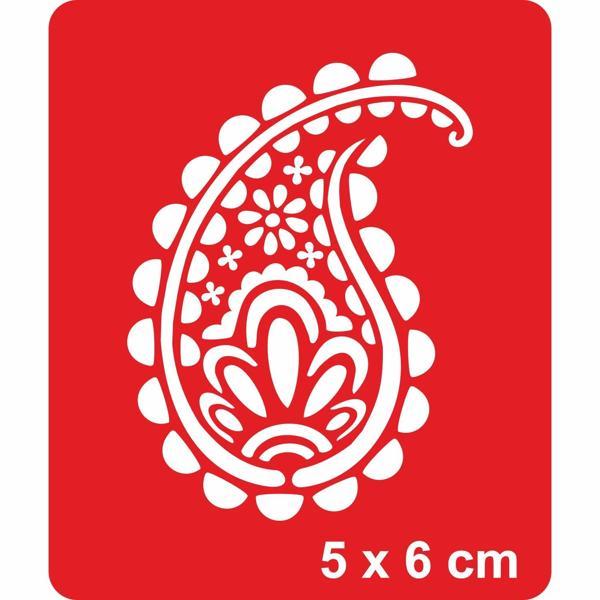 Buta Tattoo Geçici Dövme Şablonları Kına Kalıpları - Image 1