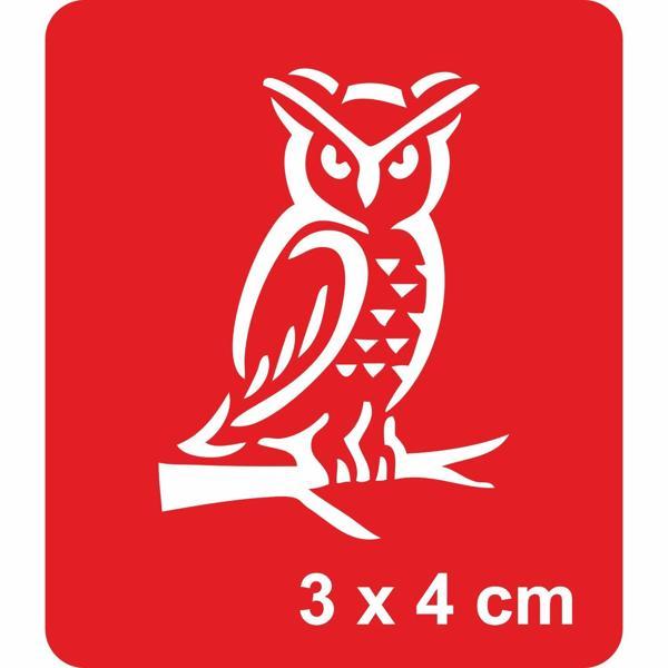 Benekli Baykuş Tattoo Geçici Dövme Şablonları Kına Kalıpları - Image 1